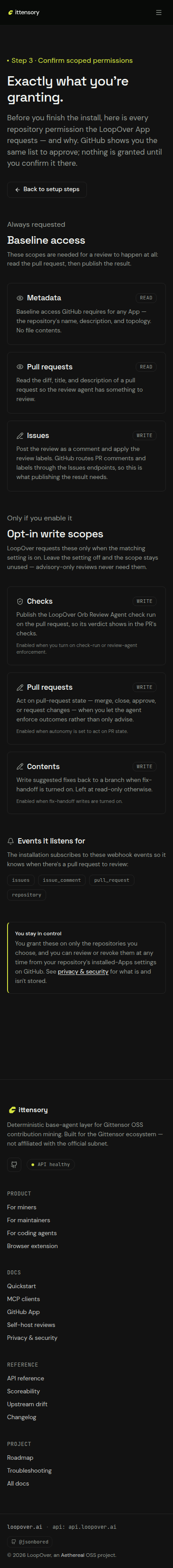 after /install/permissions (mobile)